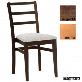 Silla bar madera tapizada 1T221