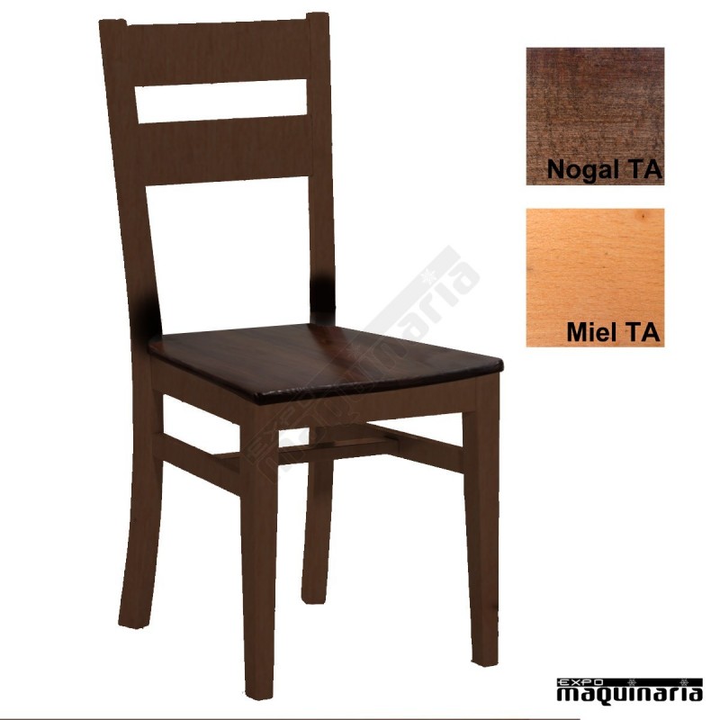 Silla bodega bar madera pino 1T181MA