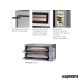 Horno pizza digital 4 - Ø36 6000W ASHOR106