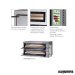 Horno pizza digital 4 - Ø36  6000W  ASHOR106
