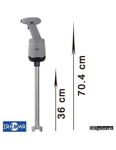 Turmix industrial IRBT360MC350 con brazo triturador