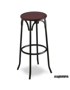 Taburete bar 5R01 asiento madera 2