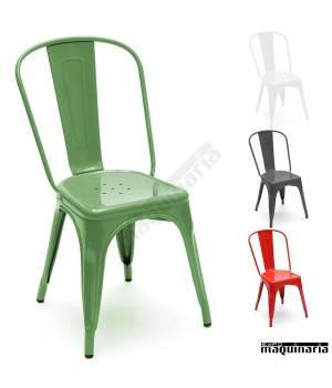 Silla hosteler&iacute;a hierro APILABLE (replica Tolix) AGANTIK5816R