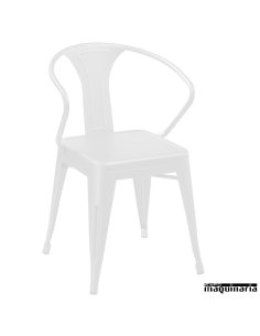 Sillón hostelería APILABLE hierro (replica Tolix) AGANTIKTB5835G 2