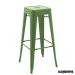 Taburete hostelería hierro vintage AGANTIKTB5046V (Tolix) verde