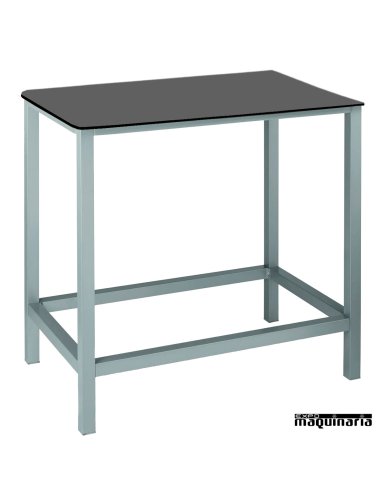 Mesa Alta Bar aluminio 4R50CO rectangular de hostelería