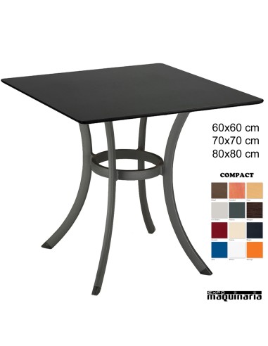 Mesa aluminio  bar 4R36COC terraza hostelería