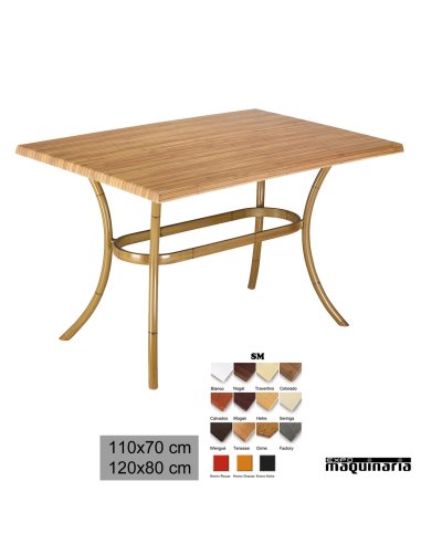 Mesa de terraza 4R17SM para restauración