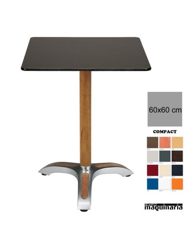 Mesa terraza aluminio 4R06COC hostelería