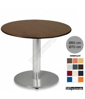 Mesa redonda Baja 4R60COR hostelería