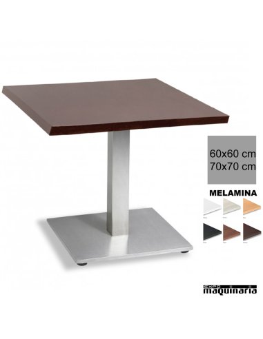 Mesa Baja 4R63MEC para sofás de hostelería