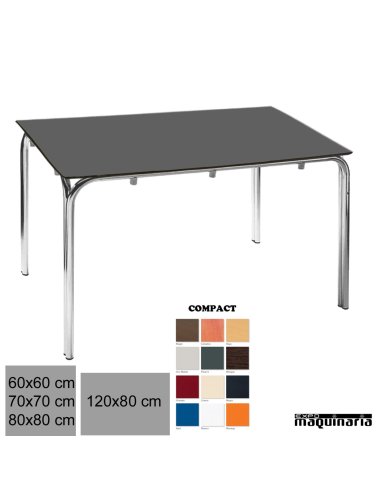 Mesa terraza hosteleria 3R82CO rectangular