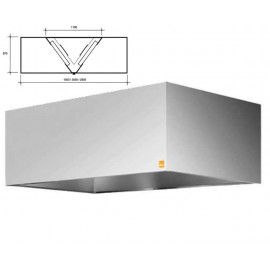 Campanas Reversibles central 1200 cm largo