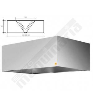Campanas Reversibles central 1200 cm largo