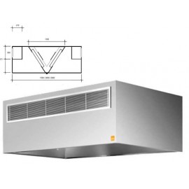 Campanas Reversibles compensada central 1200 cm largo
