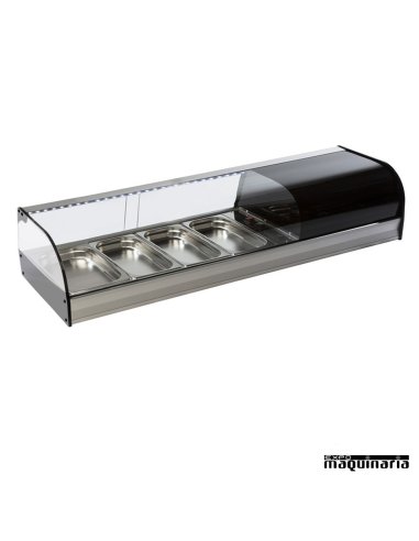 Vitrina refrigerada cristal curvo VGFR4i