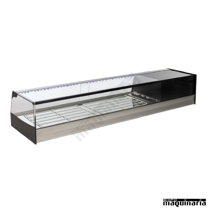 Vitrina refrigerada cristal recto VGR120i