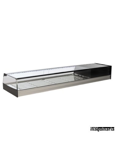 Vitrina refrigerada parrillas cristal recto VGR200i