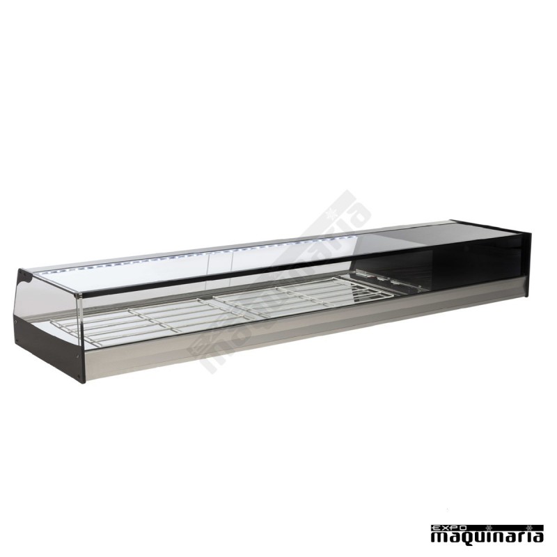 Vitrina refrigerada parrillas cristal recto VGR200i