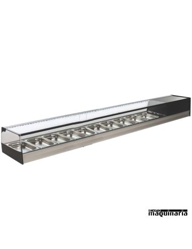 Vitrina refrigerada cristal recto bandejas  VGR10i