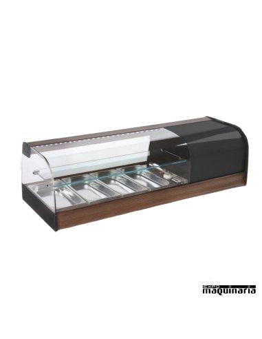 Vitrina doble refrigerada cristal curvo VGFR4iE