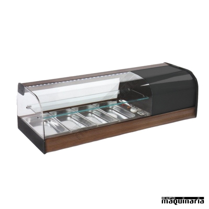 Vitrina doble refrigerada cristal curvo VGFR4iE