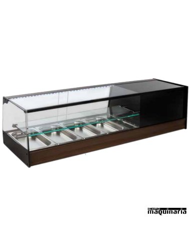 Vitrina doble refrigerada cristal recto VGR4iE