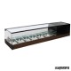 Vitrina refrigerada doble cubetas cristal recto VGR6iE