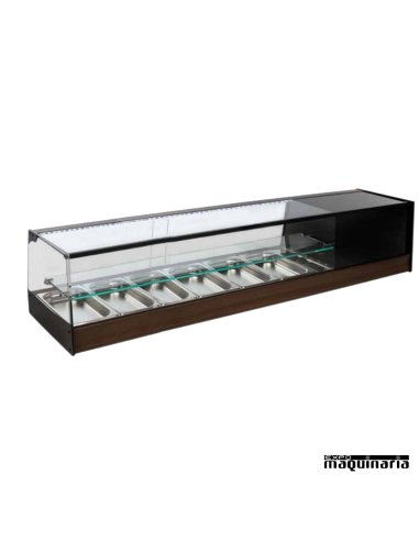 Vitrina refrigerada doble cubetas cristal recto VGR6iE