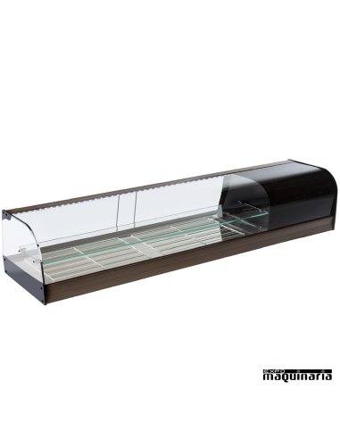 Vitrina refrigerada doble parrillas cristal curvo VGFR200iE