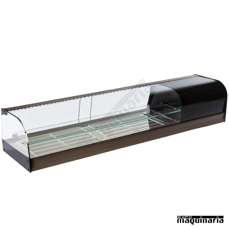 Vitrina refrigerada doble parrillas cristal curvo VGFR200iE