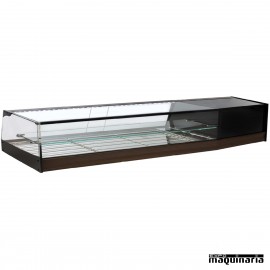 Vitrina fría doble parrillas cristal recto VGR200iE