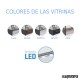 Colores Vitrina fría doble parrillas cristal recto VGR200iE