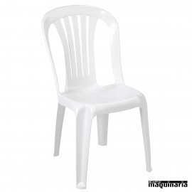 Silla resina terraza blanca 1R160