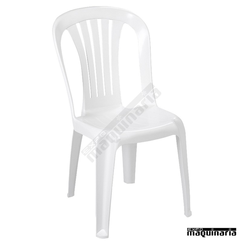 Silla resina terraza blanca 1R160