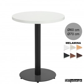 Mesa bar redonda melamina 3R027