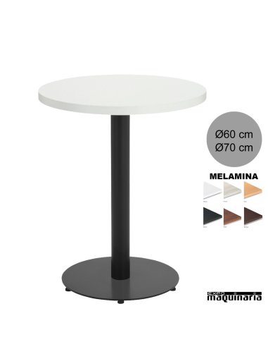 Mesa bar redonda melamina 3R027