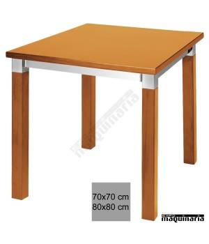 Mesa madera hostelería 3R801 cuadrada