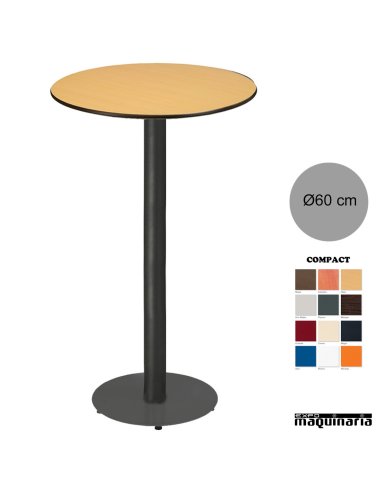 Mesa alta hosteleria redonda 3R028CO