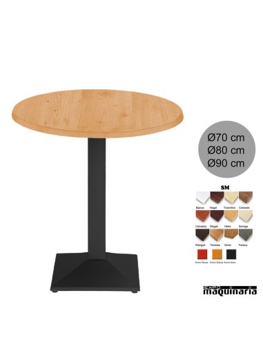 Mesa hosteleria 3R030SMR redonda