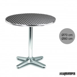 Mesa hostelería aluminio 3R27 terraza