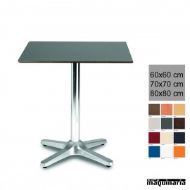 Mesa terraza aluminio 3R27COC hostelería