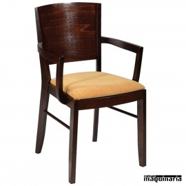 Sillon madera hosteleria FALIVERPOOL tapizado