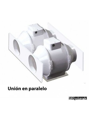 Configuracion paralelo Ventilador de conducto con temporizador ARTT250T