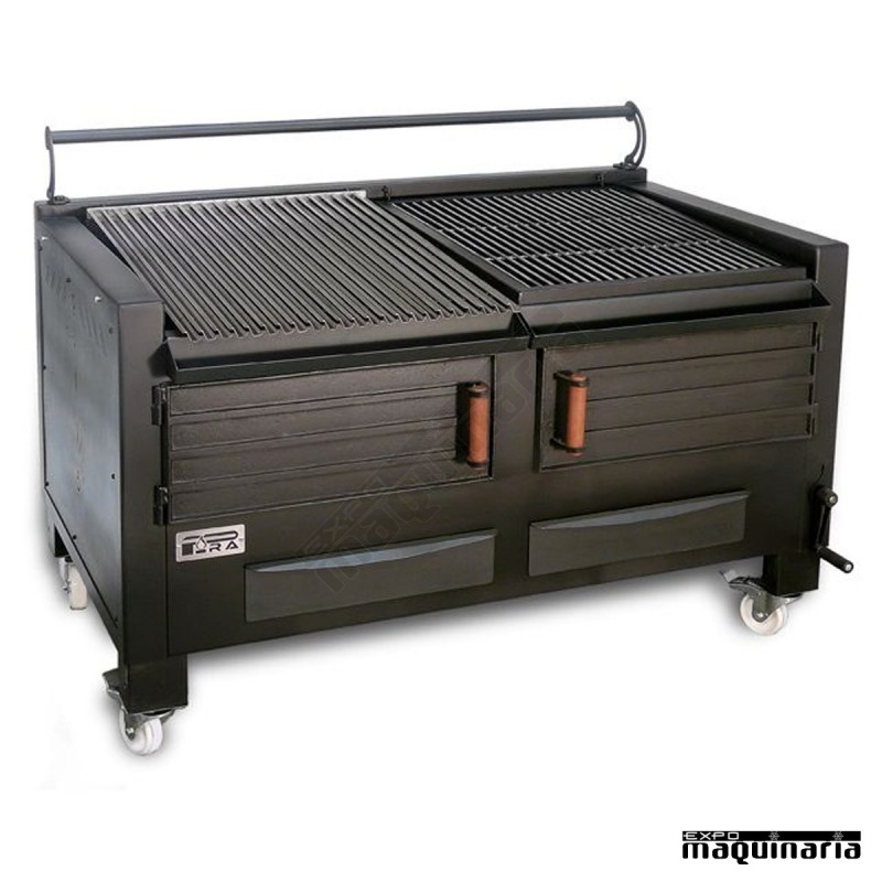 Barbacoa carbon hierro fundido ARBBQ-Multif. Barbacoa profesional