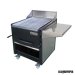Barbacoa carbon hierro fundido ARBBQ-10 con mesa a la derecha