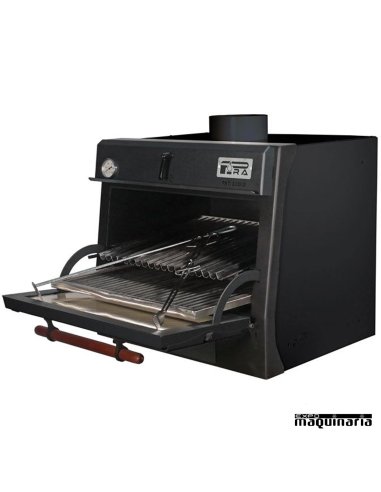 Horno de carbón ARPIRA80LUX abierto