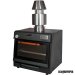 Horno de carbón ARPIRA80LUX  con adaptador, sombrero y cortallamas