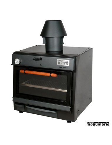 Horno de carbón ARPIRA90LUX con sombrero
