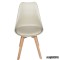 Sillas de madera y poliéster DL810